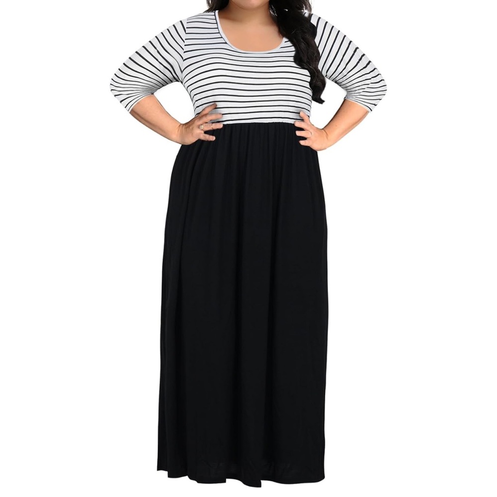 NWT Maxi Dresses With Side Pockets Plus Size 24